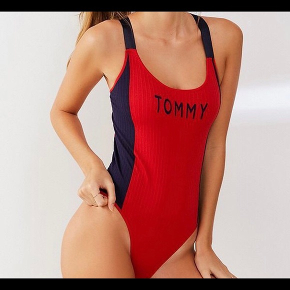 Red Tommy Hilfiger bodysuit - Picture 4 of 8